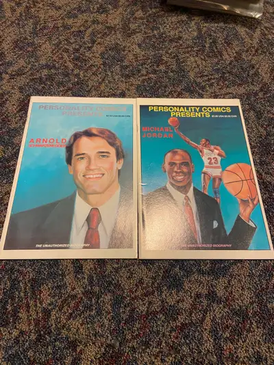 Take both for $15 otherwise asking $10 each Personality Comics Presents #6 Michael Jordan Chicago Bu...