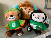 Vancouver Olympics 2010 Plush Animal Set