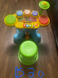 Toy drum set