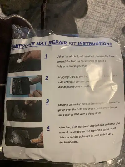 Trampoline repair kit - never opened $3