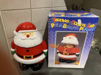 Talking Santa Cookie Jar, View more