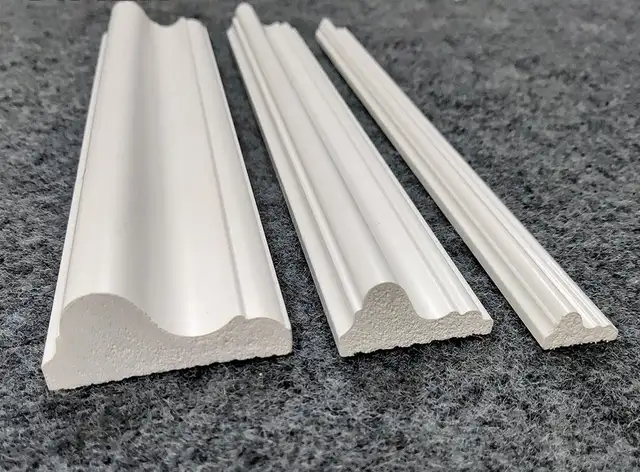  WAREHOUSE CLEARANCE! Baseboard PVC Trim Moulding – 9 ft  in Floors & Walls in City of Montréal - Image 4