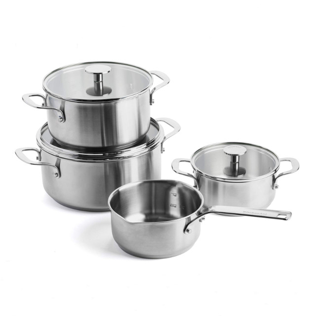 KitchenAid Cookware Set, 8 piece in Kitchen & Dining Wares in City of Toronto