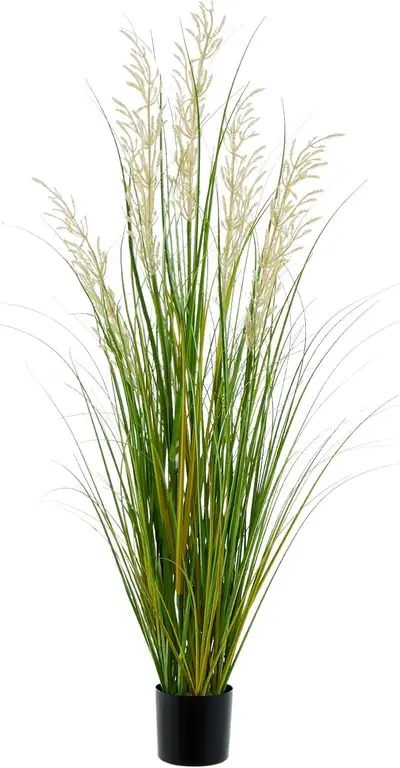 Artificial Plant, 47in Onion Grass Artificial Plant in Pot, View more