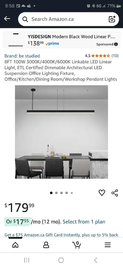 YISDESIGN Linear Light, View more