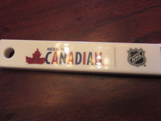 Molson Canadian CAROLINA HURRICANES BOTTLE OPENER MINI STICK in Arts & Collectibles in London
