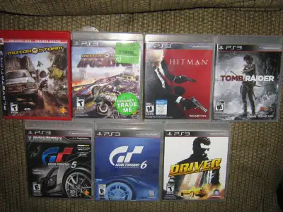 HEY FOR SALE IS A COLLECTION OF PS3 GAMES. THEY ARE ALL IN EXCELLENT CONDITION AND COME WITH MANUALS...