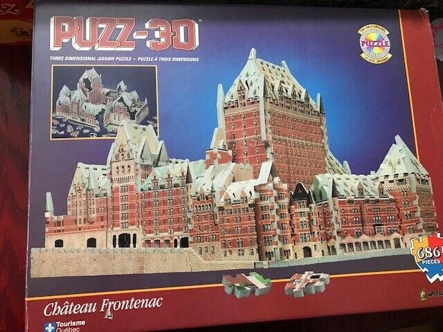 Casse-tête 3D Wrebbit Château Frontenac, San Francisco, etc dans Jouets et jeux  à Ville de Québec - Image 2