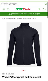 Under armour women’s golf rain jacket 