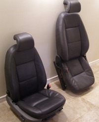 2003 Saab 9-5 Black Leather Bucket Seats (pair)