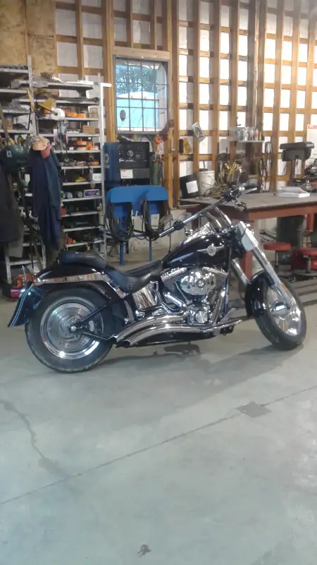 For Sale 2002 Fat Boy in Street, Cruisers & Choppers in Saint John - Image 2