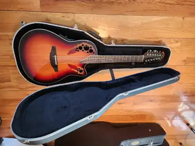 SUPERBE Ovation Standard Elite 12 cordes +HCase Original! SHIPS!, View more