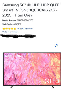 Samsung QLED Q60C 50” TV