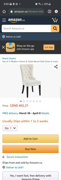 Modern Velvet and Solid Wood Chair for sale