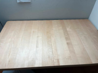 Ikea extendable table.