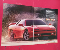 RETRO 1993 MITSUBISHI 3000 GT VR-4 PRINT AD - ANNONCE AUTO