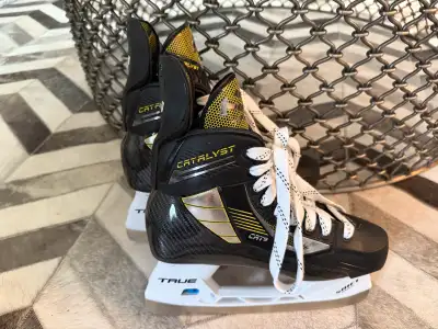 Bought these for my son but his feet grew out of them before he could use them. They are brand new s...