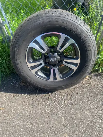 4 Rims in excellent condition, stored inside, no pitting or scratches, tires have 30000 kms on them....