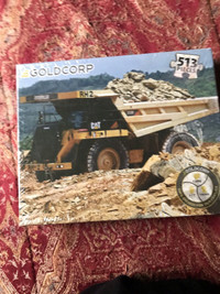 Puzzle jigsaw Goldcorp mining truck 513 pieces sealed 