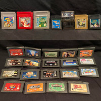 Nintendo GameBoy Games / Advance / Color / Manuals (see list)