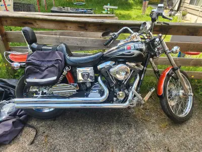 Selling my father in laws moterbike rebuilt engine under 10km on it lots of add on's
