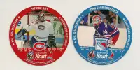 CARTE DE HOCKEY 1992-93 Kraft #34 Patrick Roy/John Vanbiesbrouck