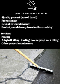 Driveway sealing 