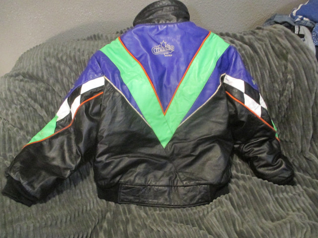 Vintage Formula 1 Racing Leather Jacket Winter Snowmobile in Men's in City of Toronto - Image 2
