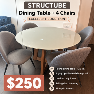 Structube dining set, View more