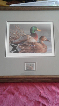 Ducks Unlimited signed print