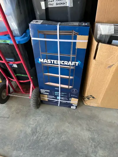 New Mastercraft Shelving Unit, View more