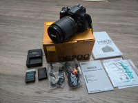 Nikon D5200 24.1MP Digital SLR Camera (18-140mm lens) 2255 shots