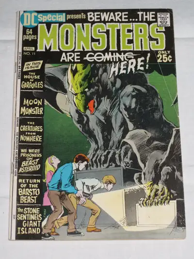 DC Special#11 Neal Adams cover! Monsters! comic book, View more