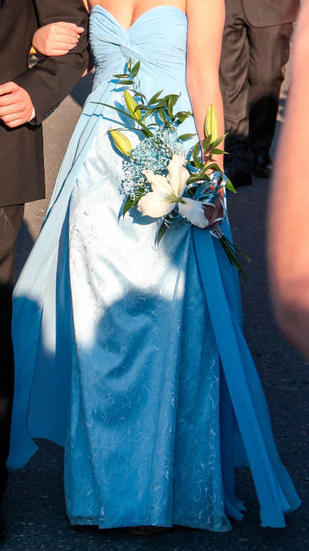 Pale Blue Grad Dress - Full-Length Size Small in Women's - Dresses & Skirts in Corner Brook