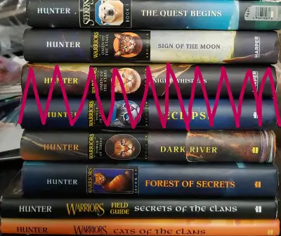 Hunter Warriors Seekers Hard Cover Books with Slip Covers, View more