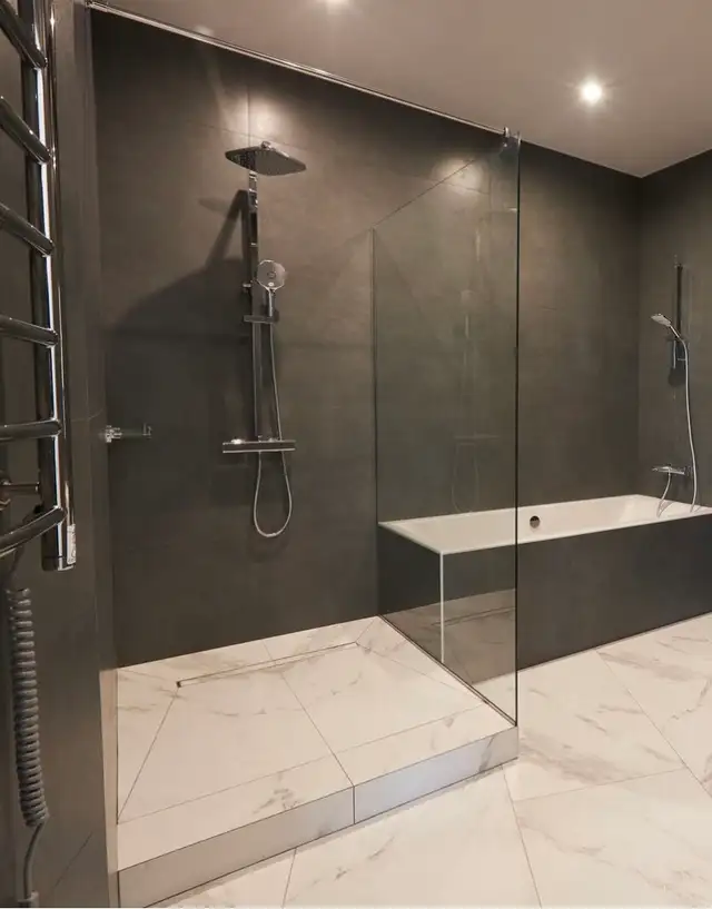 Custom Shower Installation | Tile & Waterproofing  in Renovations, General Contracting & Handyman in Edmonton - Image 8