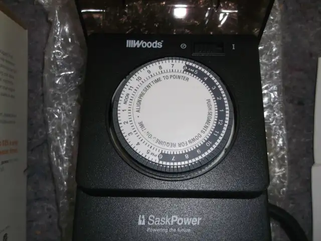Woods Heavy Duty Analog Car Block Heater or Light Timer63007359277697121