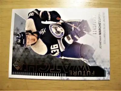 CARTE HOCKEY CARD, JONATHAN MARCHESSAULT RECRUE,SP FUTURE WATCH., View more