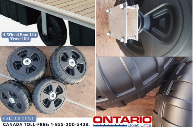 4-Wheel Boat Lift Travel Kit: Boats' Easy Movement & Storage! in Other in Winnipeg