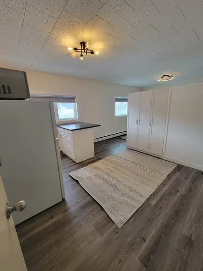 Bachelor suit is available at 5025 5th Avenue in Whitehorse. Perfect for a single occupant or a coup...