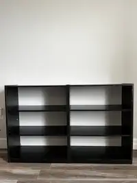 Two 3-shelf Bookcase with adjustable shelves 