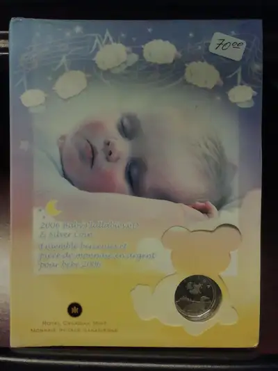 2006 Royal Canadian Mint Baby's Lullabies CD & Silver Coin, View more