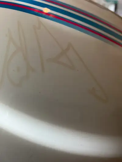 Signed 1970s to 1980s Uvex Alpine Ski Helmet, View more