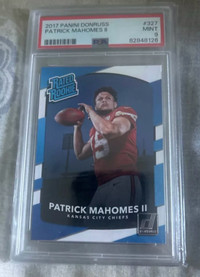 Patrick Mahomes Rated Rookie PSA 9 Mint 
