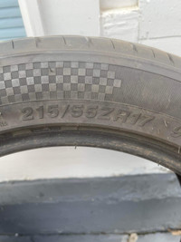 All season tires. 215/55ZR17