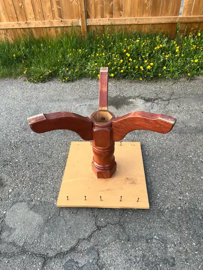 Solid Wood Pedestal Dining Table Base / Table Legs, View more