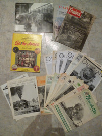 Vintage Train Newsletter & book lot x 25 1959-2008 Upper Canada