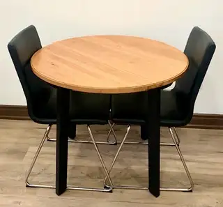 Discontinued IKEA GAMLARED Solid Pine Round Dining Table, View more