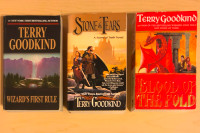 Terry Goodkind Sword of Truth books 1-3 ($5 each)