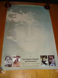 JOHN LENNON Imagine Original official Parlophone UK Poster RARE!